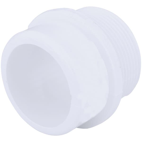 Charlotte Pipe And Foundry 1-1/2 In. SPG x 1-1/2 In. MIP Schedule 40 DWV PVC Adapter PVC 00111 0800HA - main